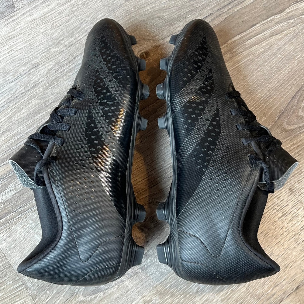 Adidas Predator Soccer Cleats Mens 8 Core Black Firm Ground FG Low‎ Top Boots